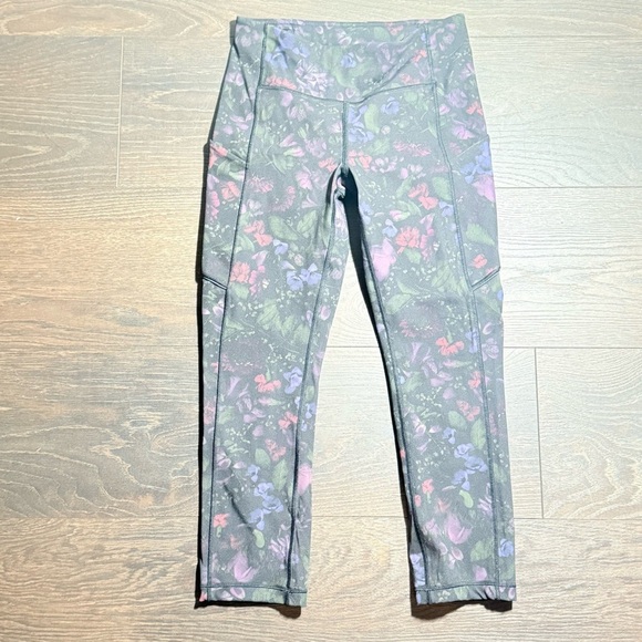 lululemon athletica Black and Purple Leggings - Picture 2 of 10